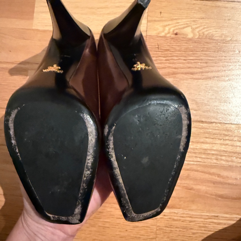 Prada bronze leather heels - Picture 8 of 9